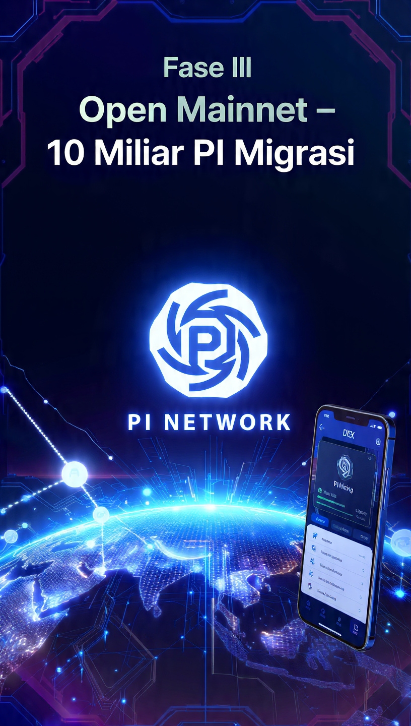 Pi Network Masuk Fase III Mainnet, 10 Miliar PI Sudah Migrasi dan DEX Segera Dirilis
