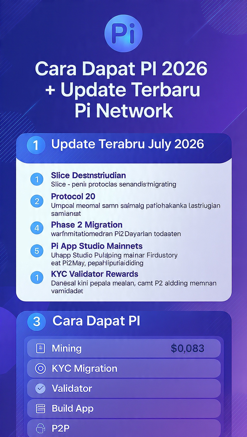 *UPDATE PI NETWORK – 29 JULI 2026*